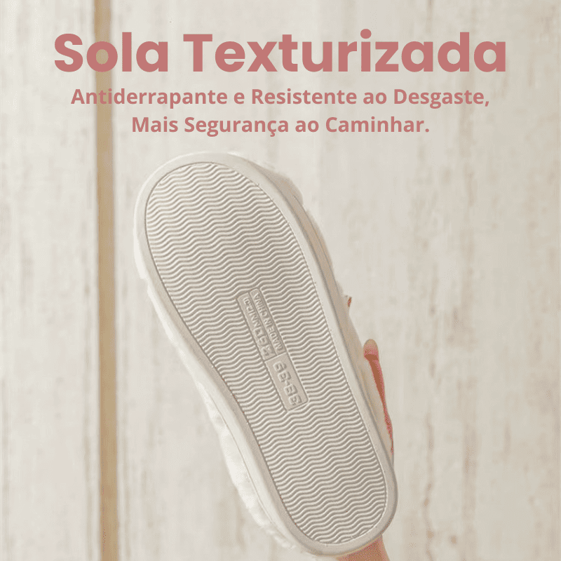 Pantufa Ortopédica Peluciada Premium – Pés Quentinhos no Inverno