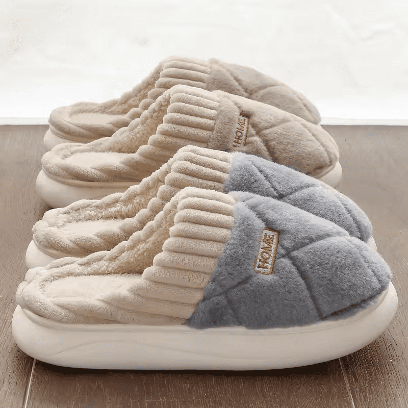 Pantufa Ortopédica Peluciada Premium – Pés Quentinhos no Inverno