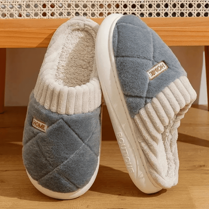 Pantufa Ortopédica Peluciada Premium – Pés Quentinhos no Inverno