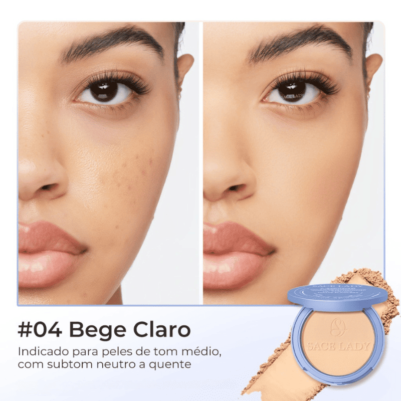 Pó Facial Anti-Rugas e Anti-Oleosidade - SACE LADY [Compre 1 & Leve 2] + Brindes