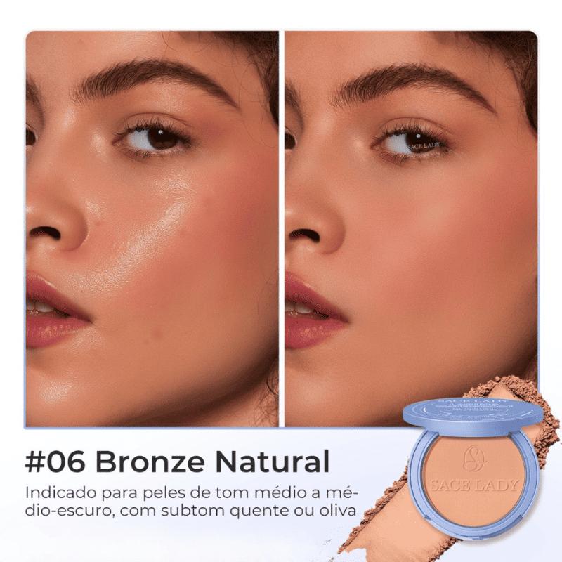 Pó Facial Anti-Rugas e Anti-Oleosidade - SACE LADY [Compre 1 & Leve 2] + Brindes