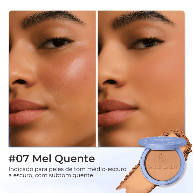 Pó Facial Anti-Rugas e Anti-Oleosidade - SACE LADY [Compre 1 & Leve 2] + Brindes