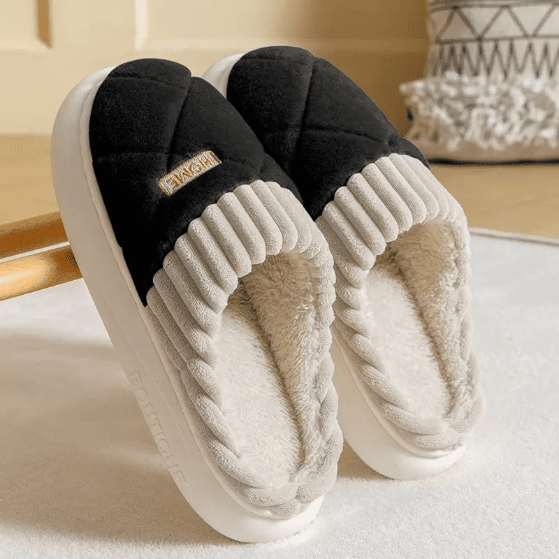 Pantufa Ortopédica Peluciada Premium – Pés Quentinhos no Inverno