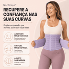 Cinta Modeladora NoriShape™ – Dupla Compressão para uma Cintura Mais Definida
