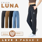 Kit 3 Calças Femininas Luna em Malha Seda Gelo