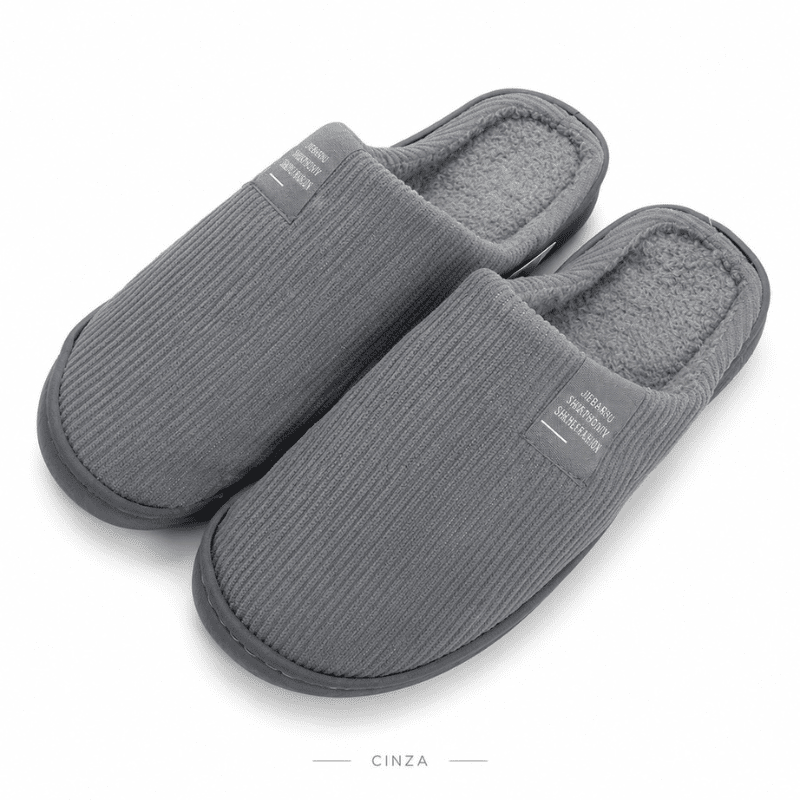 Pantufa Ortopédica Peluciada - Pés Quentinhos no Inverno