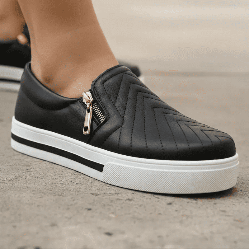 Tênis Feminino Slip On™ – Calce Fácil sem Usar as Mãos