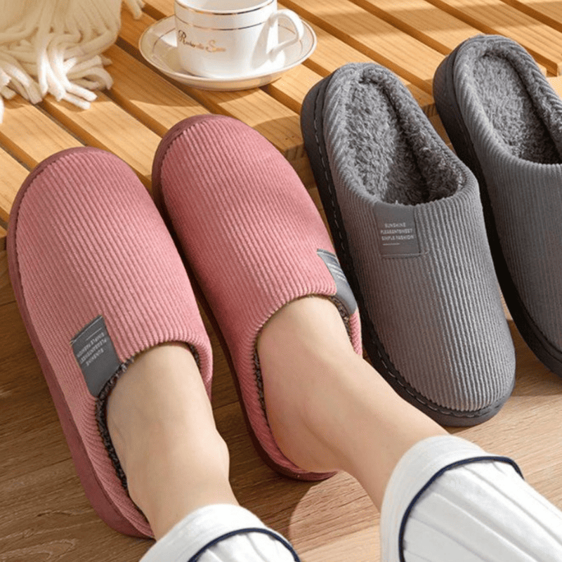 Pantufa Ortopédica Peluciada - Pés Quentinhos no Inverno
