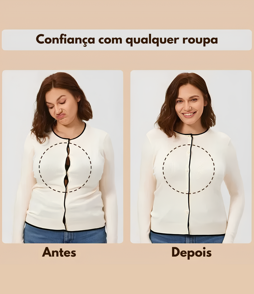 Sutiã Bela Tomara que Caia - Sustentação Perfeita Sem Alças