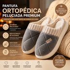 Pantufa Ortopédica Peluciada Premium – Pés Quentinhos no Inverno