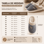 Pantufa Ortopédica Peluciada Premium – Pés Quentinhos no Inverno